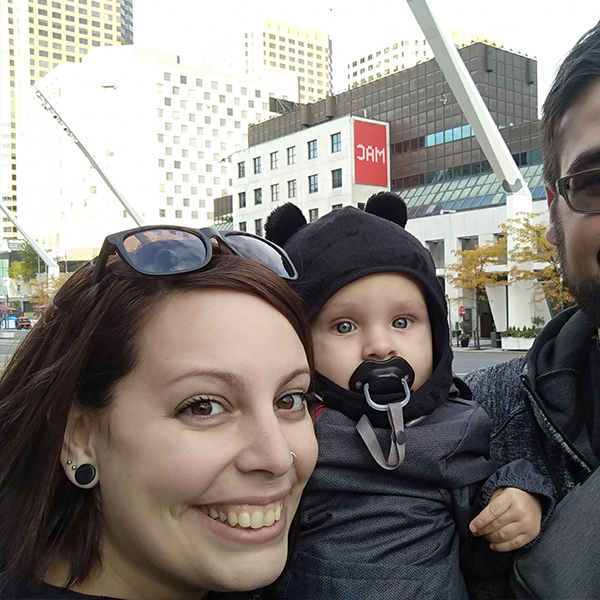 Famille en sortie à Montréal