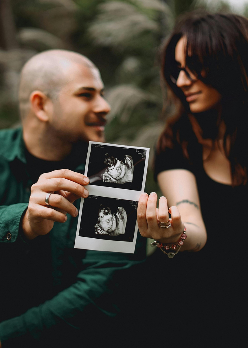 révélation de grossesse d'un jeune couple